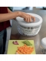 Guzzini, Centrifuga insalata con coperchio Spin&Store 26 cm bianca